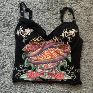 Vintage Y2K corset cami top